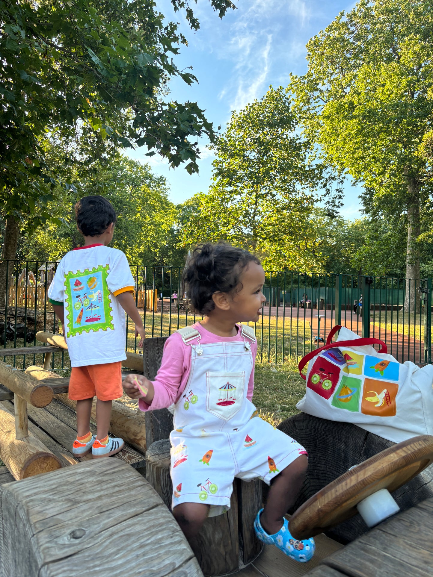 Fruit Fiesta Dungarees